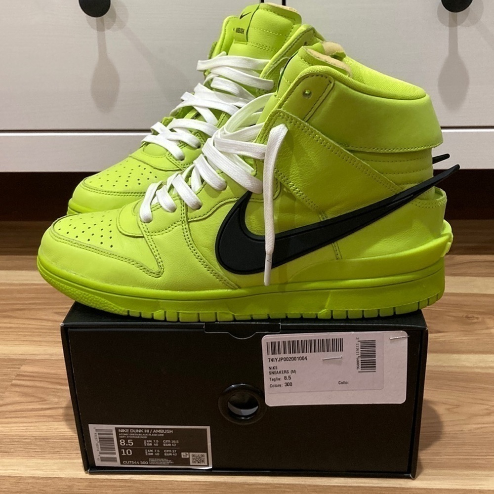 MEN’S NIKE AMBUSH X DUNK HIGH 'FLASH LIME'
